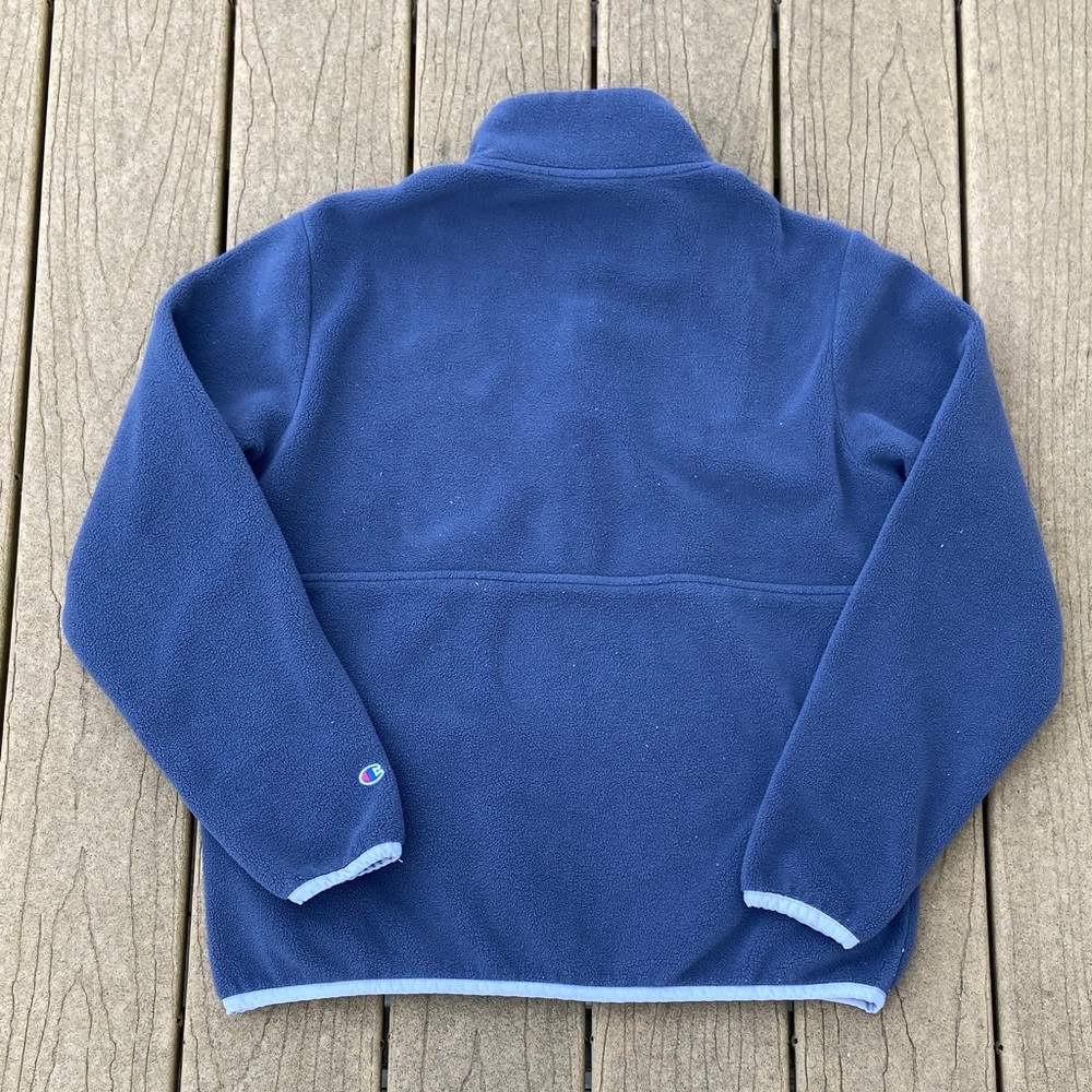 MSU Champion Fleece Gray Pull Over with Pockets Women’s Medium Michigan State - Picture 7 of 8